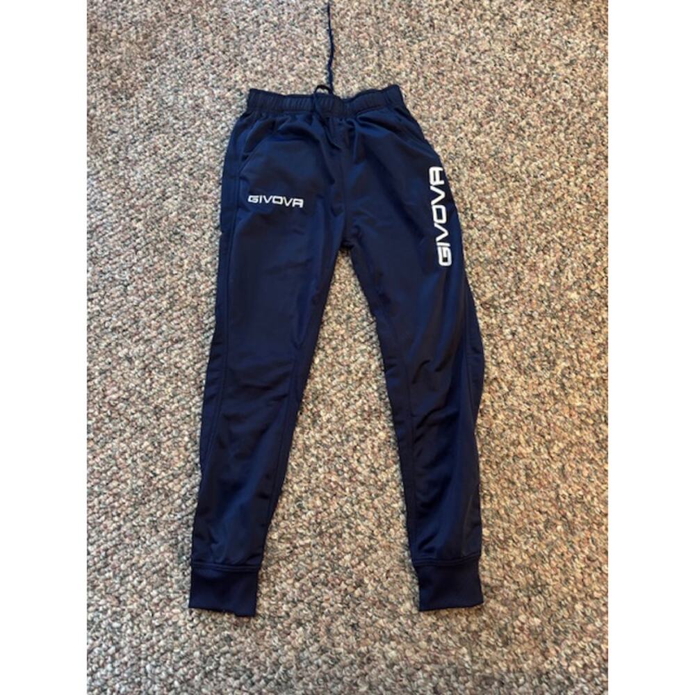 Givova Dark Blue Pants Size S 100% Polyester